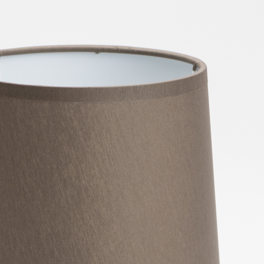 Klosz zamienny do lamp stołowych STOZEK E27 16x16 cm brązowy
