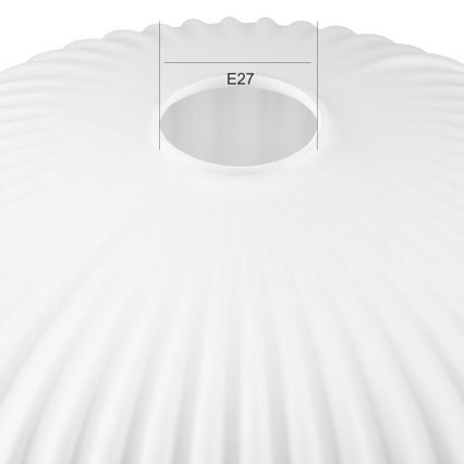 Klosz zamienny do żyrandola HARMA E27 17x30 cm biały