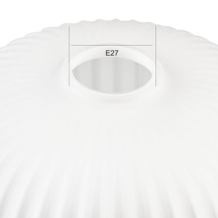Klosz zamienny do żyrandola HARMA E27 18x20 cm biały
