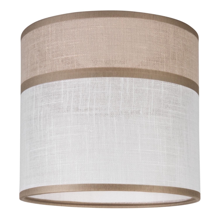 Klosz zamienny do żyrandoli, lamp stołowych oraz kinkietów ANDREA E27 śr. 16 cm beżowy/szary
