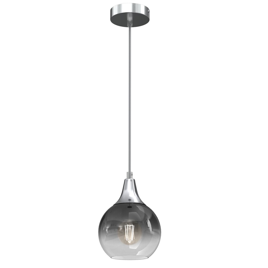 Klosz zamienny uniwersalny MONTE E27 śr. 15 cm dym