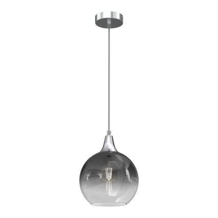 Klosz zamienny uniwersalny MONTE E27 śr. 20 cm dym