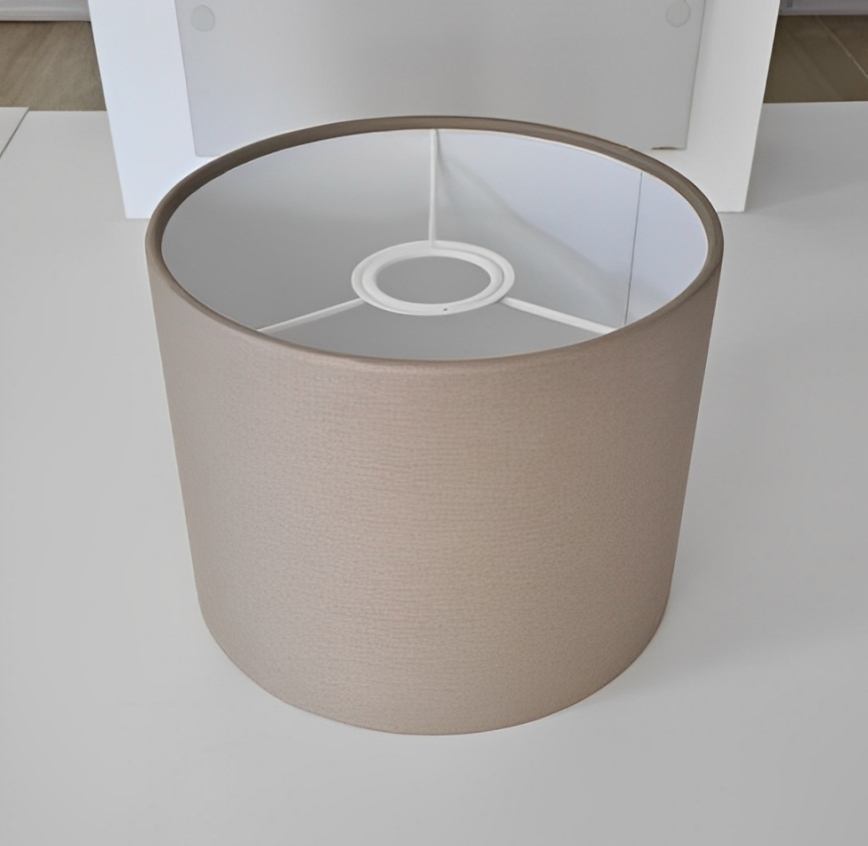 Klosz zamienny uniwersalny WALEC E27 19x20 cm brązowy