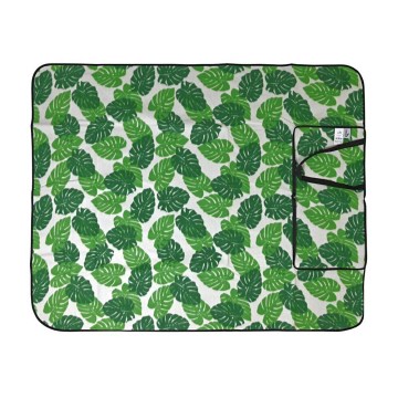 Koc piknikowy 120x150 cm zielony