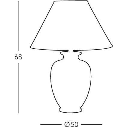 Kolarz 0014.75 - Lampa stołowa GIARDINO 1xE27/100W/230V