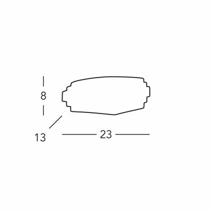 Kolarz 0290.61E - Kinkiet STIEGEL 1xG9/60W/230V biały