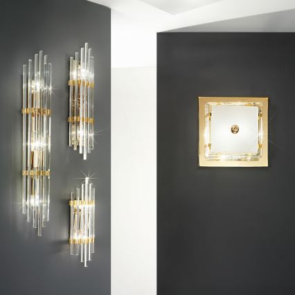 Kolarz 0342.63.3 - Kinkiet ONTARIO 3xE14/40W/230V 60 cm 24K złoty