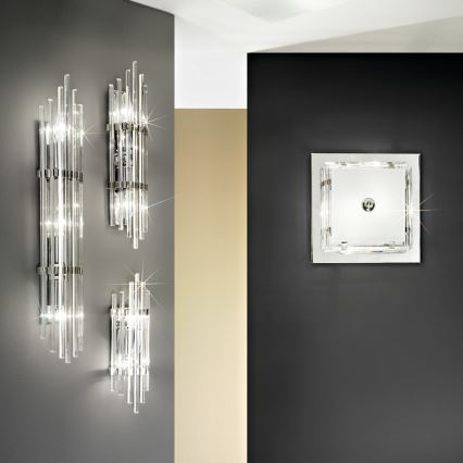 Kolarz 0342.63.5 - Kinkiet ONTARIO 3xE14/40W/230V 60 cm chrom błyszczący