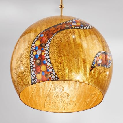 Kolarz 0392.31L.3.Ki.Au - Żyrandol na lince LUNA 1xE27/60W/230V 24K złoty