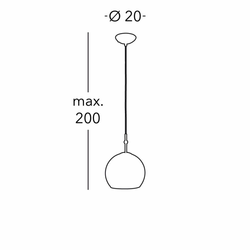 Kolarz 0392.31S.3.Ki.Au - Żyrandol na lince LUNA 1xE27/60W/230V 24K złoty