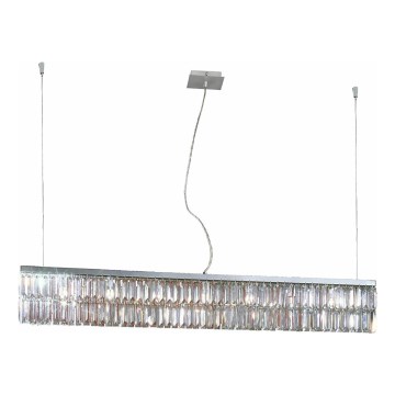 Kolarz 314.87.5 - Żyrandol kryształowy na lince PRISMA 7xG9/25W/230V chrom błyszczący