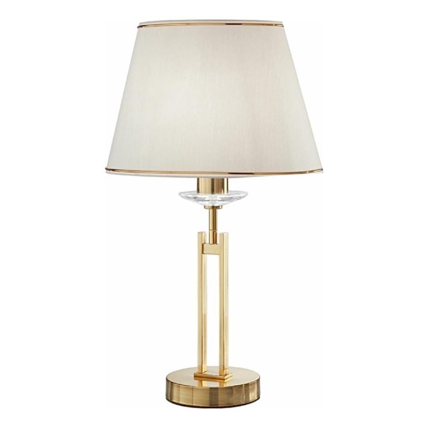 Kolarz 330.71.8C - Kryształowa lampa stołowa IMPERIAL 1xE27/60W/230V złoty/beżowy