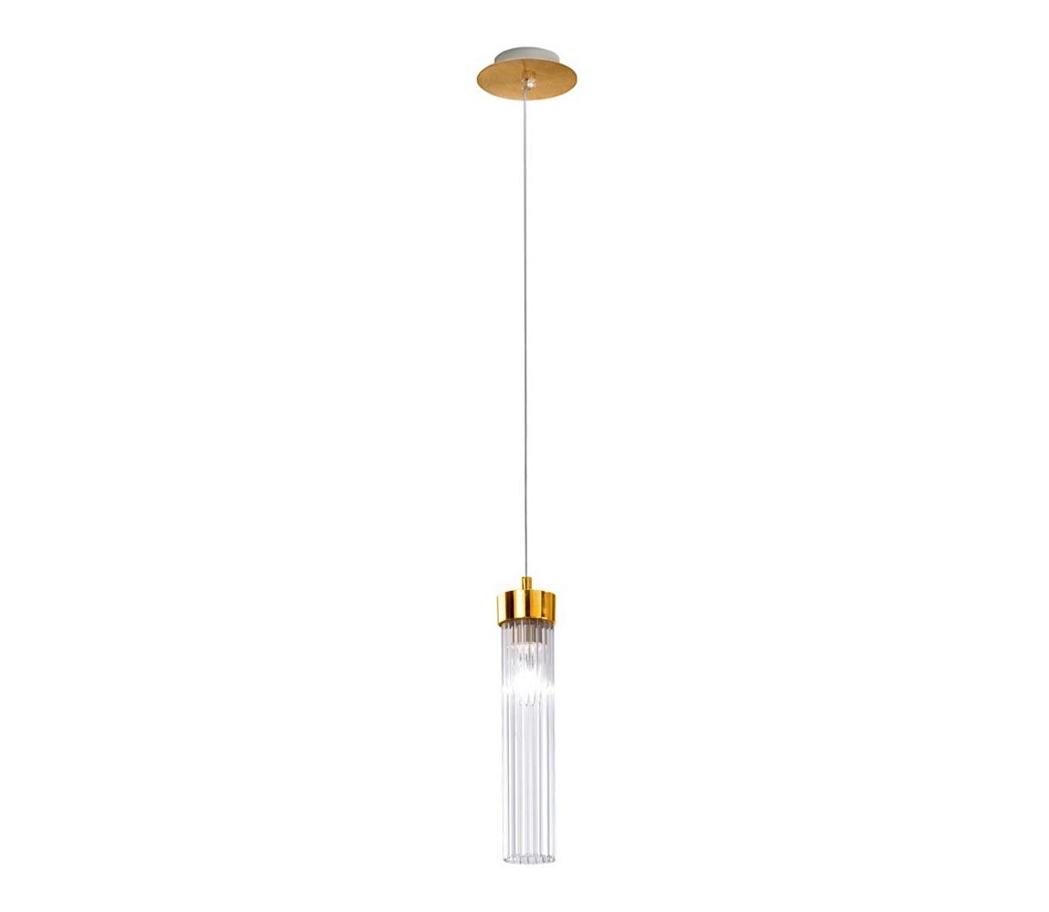 Kolarz 6009.30130 - Żyrandol na lince RAGGIO 1xE14/25W/230V 24K złoty