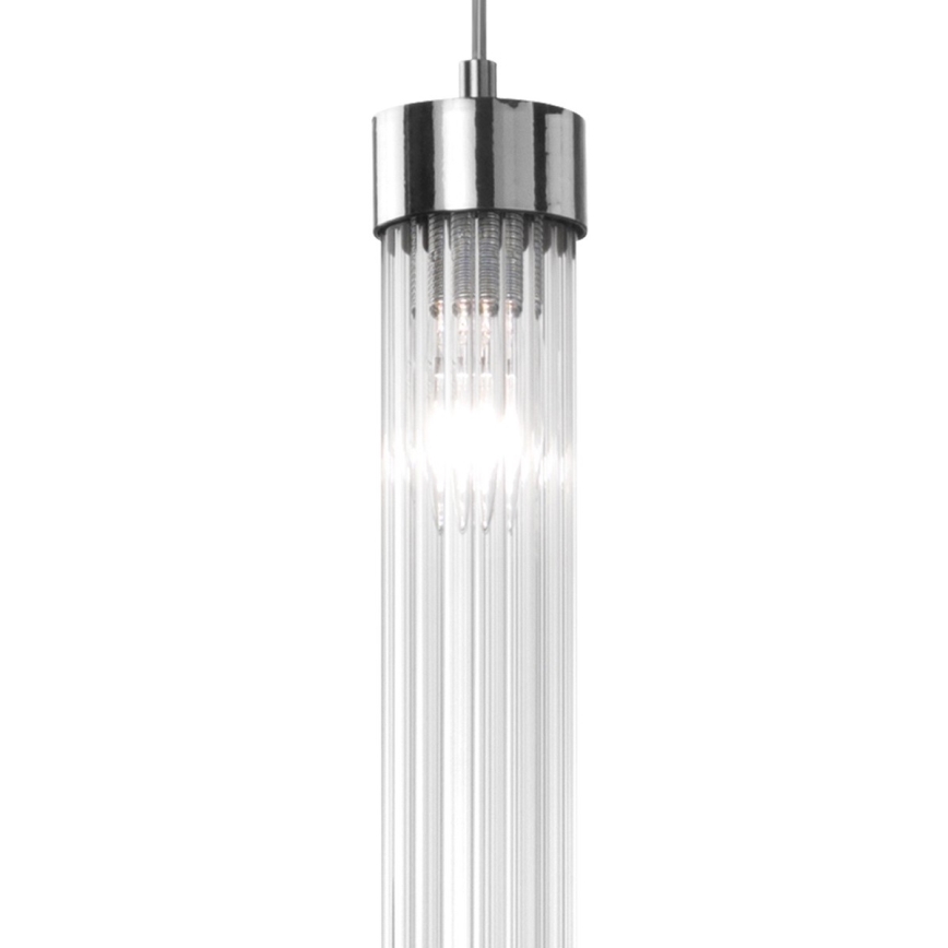 Kolarz 6009.30150 - Żyrandol na lince RAGGIO 1xE14/25W/230V srebrny