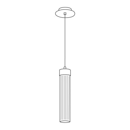 Kolarz 6009.30160 - Żyrandol na lince RAGGIO 1xE14/25W/230V matowy chrom