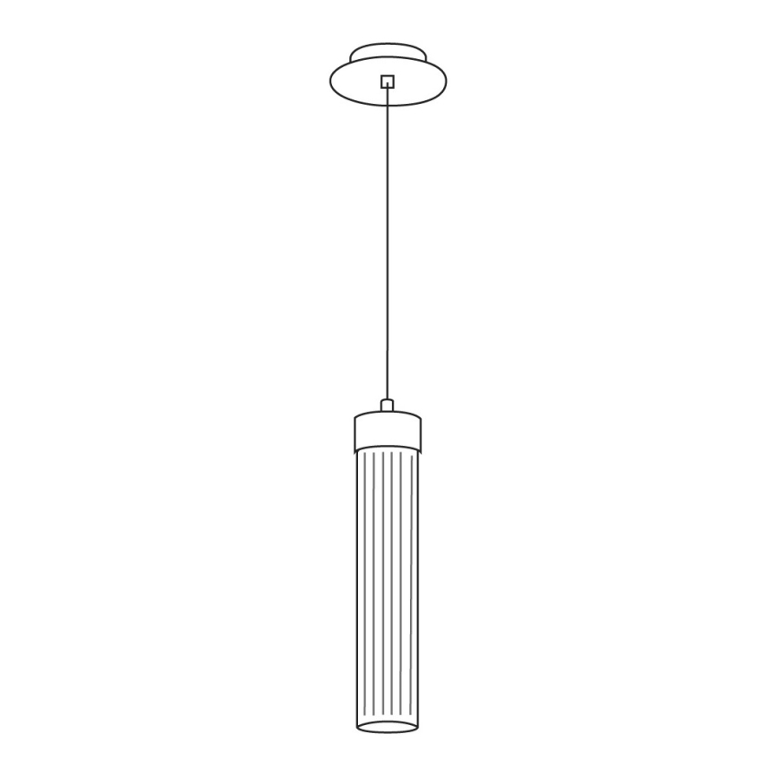 Kolarz 6009.30160 - Żyrandol na lince RAGGIO 1xE14/25W/230V matowy chrom