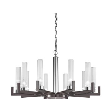 Kolarz 6009.81060 - Lampa wisząca na łańcuchu RAGGIO 10xE14/25W/230V matowy chrom