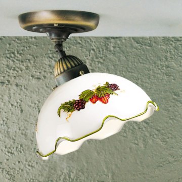 Kolarz 731.10.113 - Przysufitowy żyrandol NONNA 1xE27/75W/230V Ø 20 cm wino/truskawki