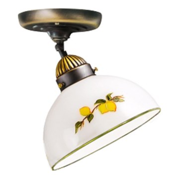 Kolarz 731.10.126 - Żyrandol natynkowy NONNA 1xE27/75W/230V śr. 20 cm cytryny