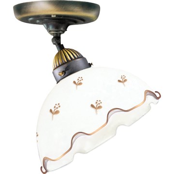 Kolarz 731.10.160 - Przysufitowy żyrandol NONNA 1xE27/75W/230V, średnica 20 cm, kwiaty, różowe złoto