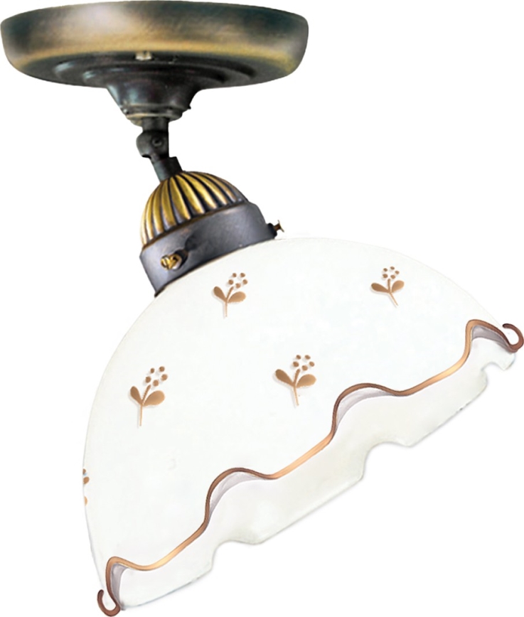 Kolarz 731.10.160 - Przysufitowy żyrandol NONNA 1xE27/75W/230V, średnica 20 cm, kwiaty, różowe złoto