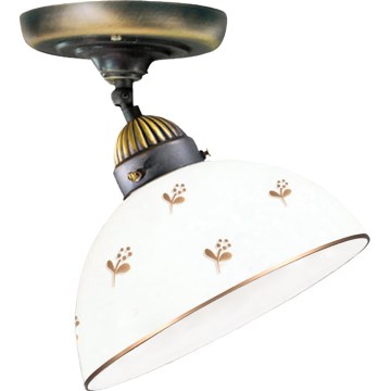 Kolarz 731.10.170 - Przysufitowy żyrandol NONNA 1xE27/75W/230V, średnica 20 cm, motyw kwiatowy, kolor różowe złoto