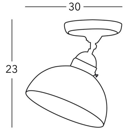 Kolarz 731.10.54 - Reflekor NONNA 1xE27/75W/230V