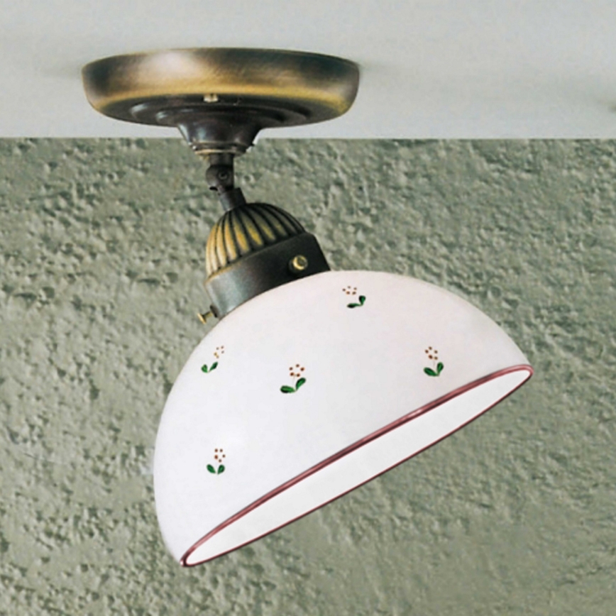 Kolarz 731.10.69 - Żyrandol natynkowy NONNA 1xE27/75W/230V śr. 20 cm czerwony