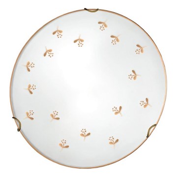 Kolarz 731.11.4.160 - Kinkiet NONNA 1xE27/60W/230V, średnica 30 cm, wzór kwiatowy, eleganckie wykończenie rose gold