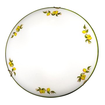 Kolarz 731.12.4.116 - Lampa sufitowa NONNA 2xE27/60W/230V śr. 40 cm cytryny
