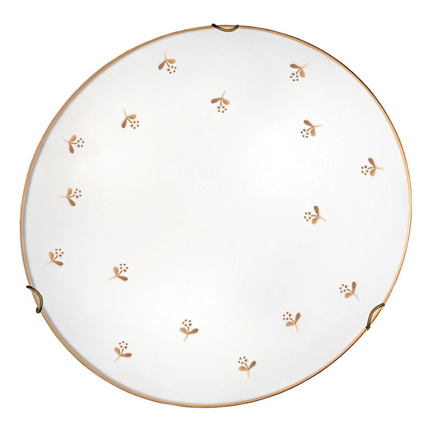 Kolarz 731.12.4.160 - Kinkiet NONNA 2xE27/60W/230V, Ø 40 cm, motyw kwiatowy, różowe złoto