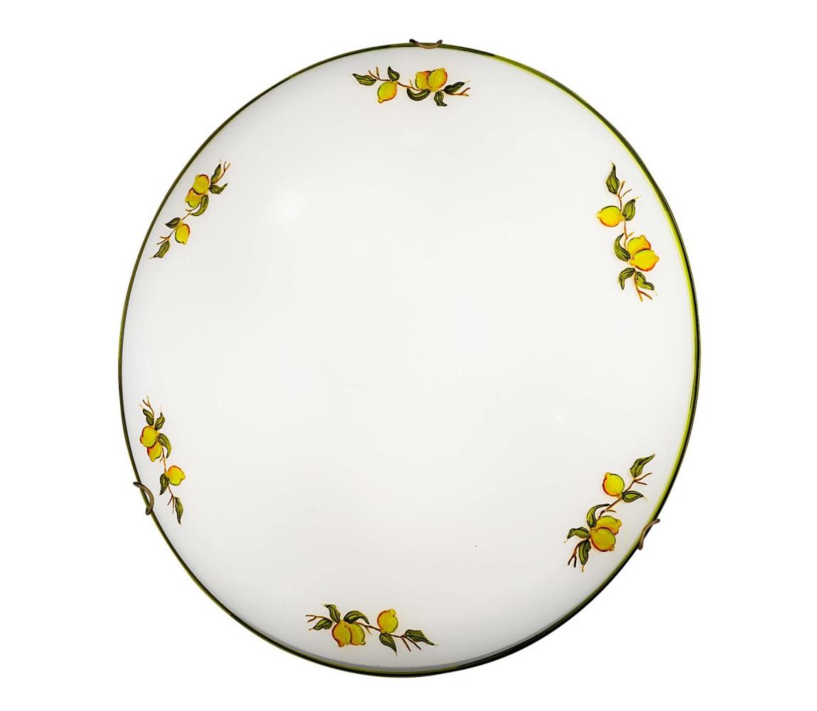Kolarz 731.13.4.116 - Lampa sufitowa NONNA 3xE27/60W/230V śr. 50 cm cytryny