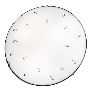 Kolarz 731.13.4.70 - Lampa sufitowa NONNA 3xE27/60W/230V śr. 50 cm zielony
