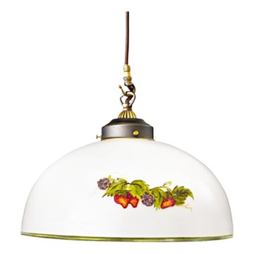 Kolarz 731.30.121 - Żyrandol na lince NONNA 1xE27/75W/230V śr. 20 cm winogrona/truskawki