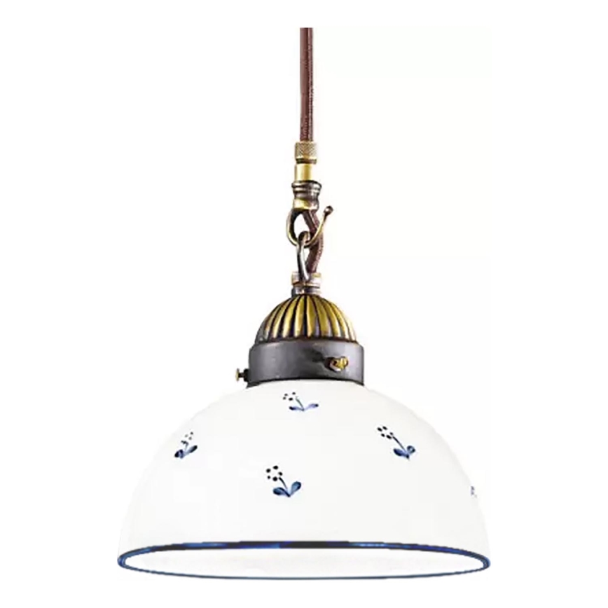 Kolarz 731.30.16 - Żyrandol na lince NONNA 1xE27/75W/230V śr. 20 cm niebieski