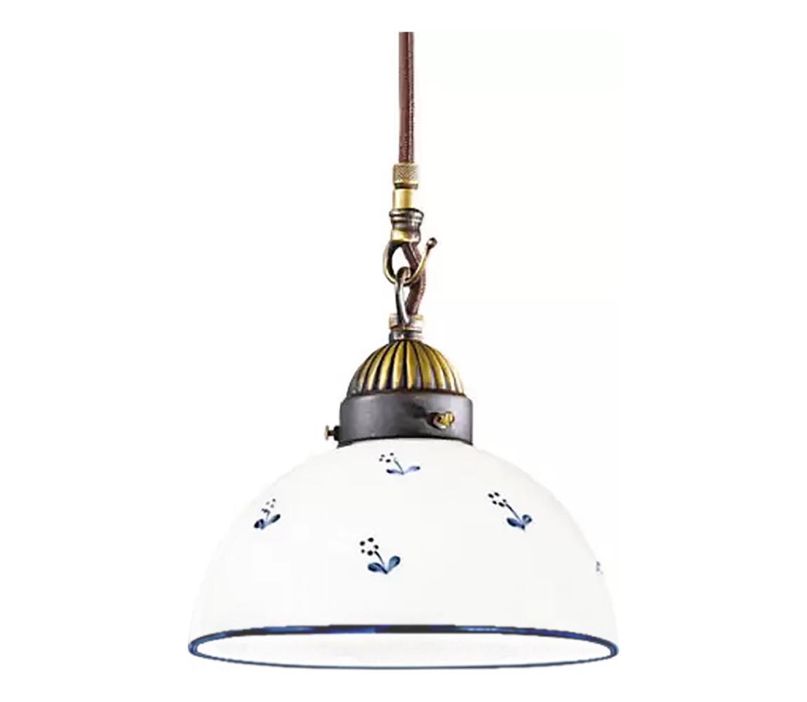 Kolarz 731.30.16 - Żyrandol na lince NONNA 1xE27/75W/230V śr. 20 cm niebieski