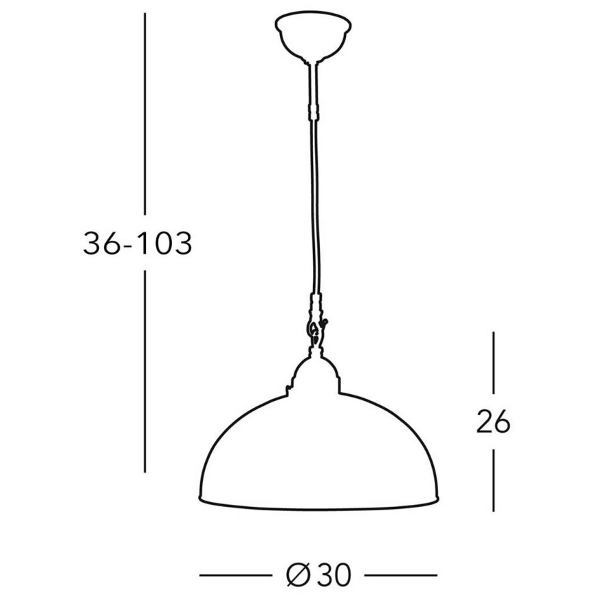 Kolarz 731.30.54 - Żyrandol na lince NONNA 1xE27/75W/230V