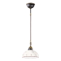 Kolarz 731.30.68 - Żyrandol na lince NONNA 1xE27/75W/230V śr. 30 cm czerwony