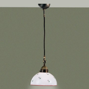 Kolarz 731.30.69 - Żyrandol na lince NONNA 1xE27/75W/230V śr. 20 cm czerwony