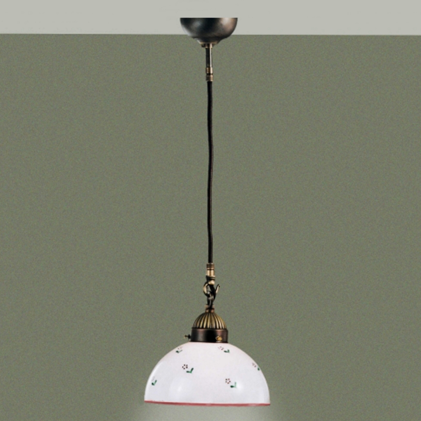 Kolarz 731.30.69 - Żyrandol na lince NONNA 1xE27/75W/230V śr. 20 cm czerwony
