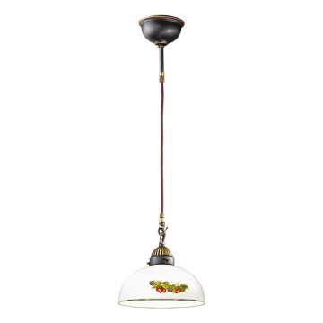 Kolarz 731.32.139 - Żyrandol na lince NONNA 1xE27/75W/230V śr. 36 cm winogrona/truskawki