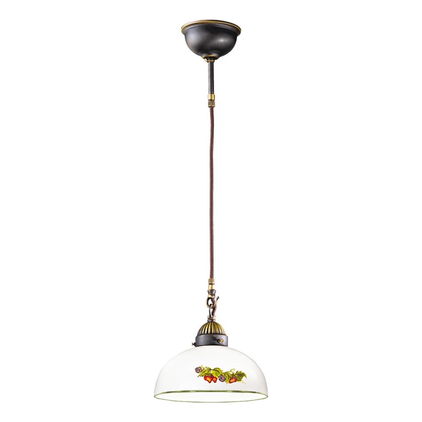 Kolarz 731.32.139 - Żyrandol na lince NONNA 1xE27/75W/230V śr. 36 cm winogrona/truskawki