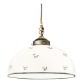 Kolarz 731.32.28 - Żyrandol na lince NONNA 1xE27/75W/230V śr. 36 cm zielony