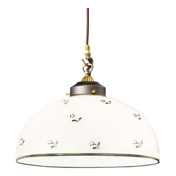 Kolarz 731.32.28 - Żyrandol na lince NONNA 1xE27/75W/230V śr. 36 cm zielony