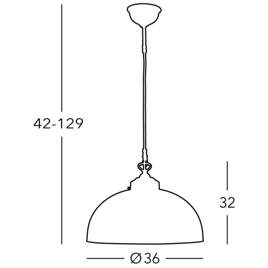 Kolarz 731.32.55 - Żyrandol na lince NONNA 1xE27/75W/230V