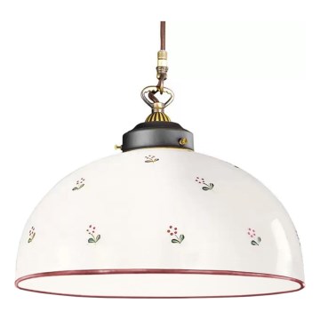 Kolarz 731.32.77 - Żyrandol na lince NONNA 1xE27/75W/230V śr. 36 cm czerwony