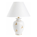 Kolarz 731.70W.150 - Lampa stołowa NONNA 1xE27/100W/230V z motywem jeleni, biała/złota