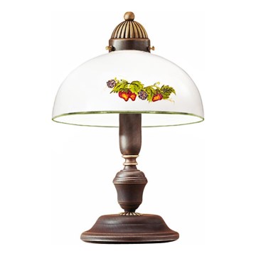 Kolarz 731.73.121 - Lampa stołowa NONNA 1xE14/60W/230V winogrona/truskawki
