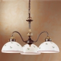Kolarz 731.83.69 - Żyrandol na łańcuchu NONNA 3xE27/75W/230V czerwony