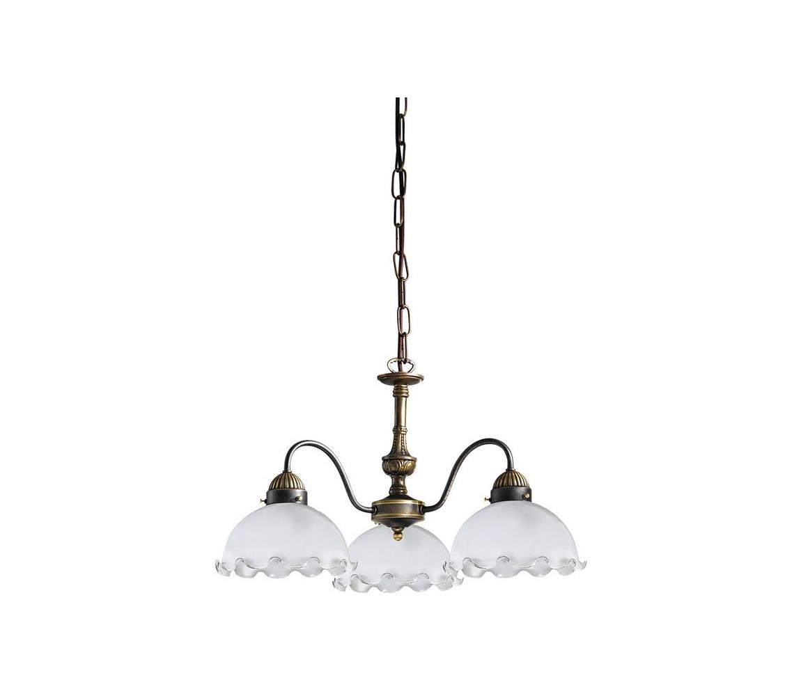 Kolarz 731.83.73 - Żyrandol na łańcuchu NONNA 3xE27/75W/230V